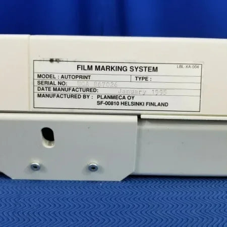 Planmeca Dental Autoprint X-Ray Film Marking System & Arm ID Printer - Dental Parts Shop