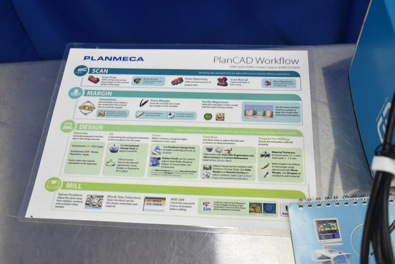E4D Dentist Planmeca Nevo Acquisition Machine with Tips & Manuals