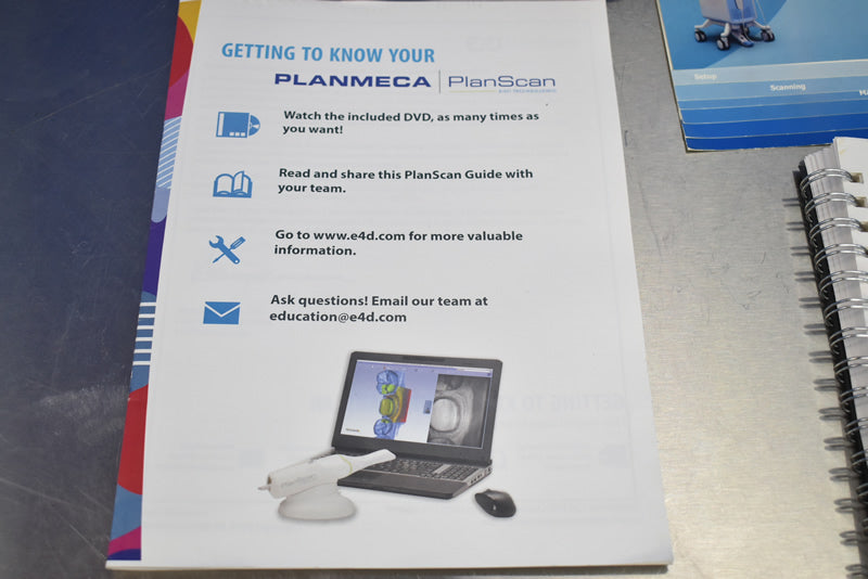 E4D Dentist Planmeca Nevo Acquisition Machine with Tips & Manuals