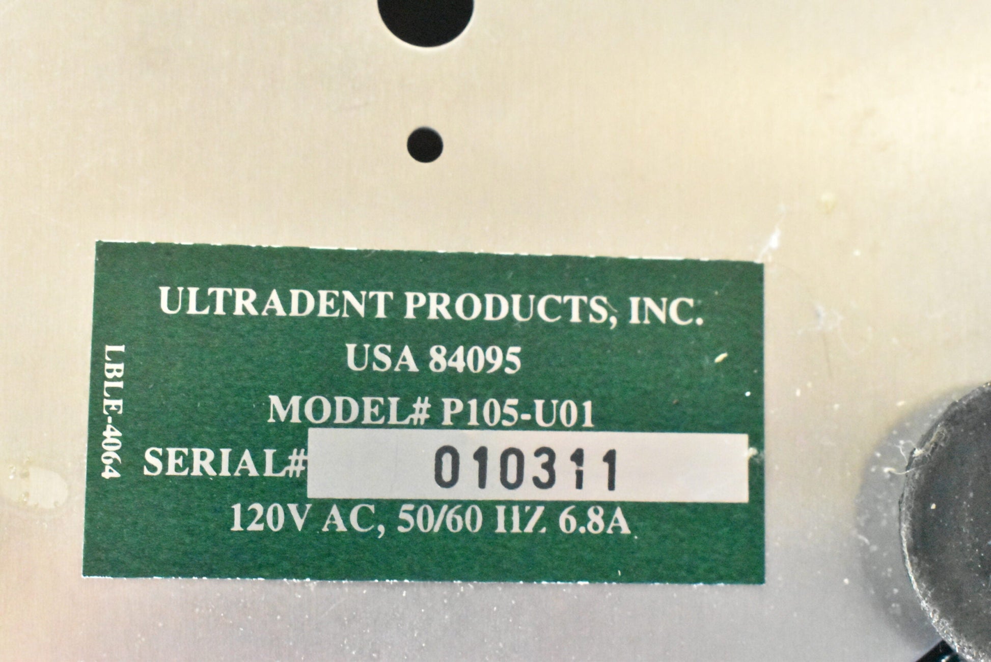Ultradent Forming Machine Model P105-U01