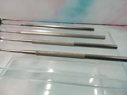 J And J #5 Dental Mirrors - Bundle of 4