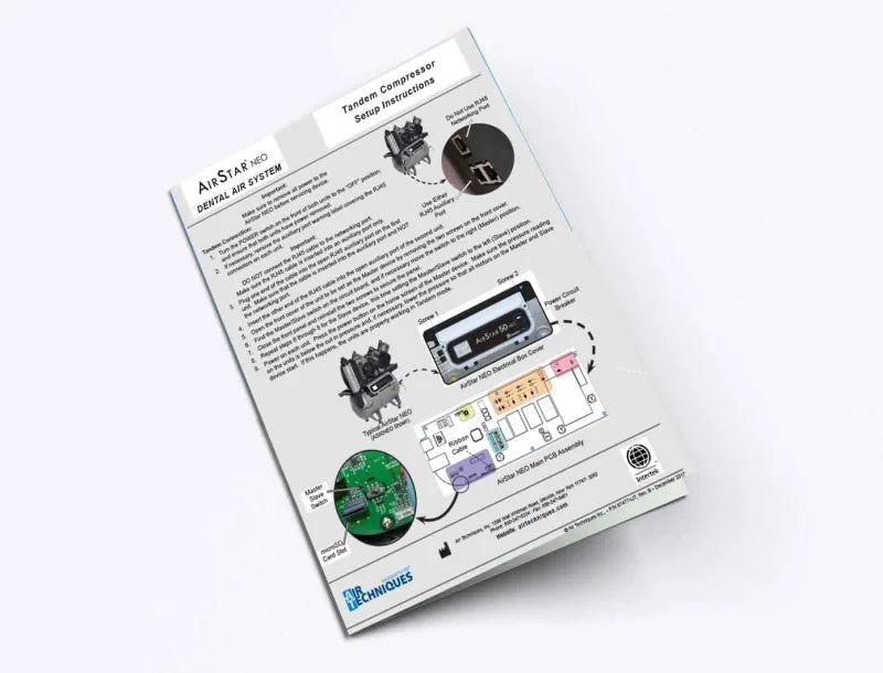 AirStar NEO Tandem Compressor Setup Instructions - Dental Parts Shop