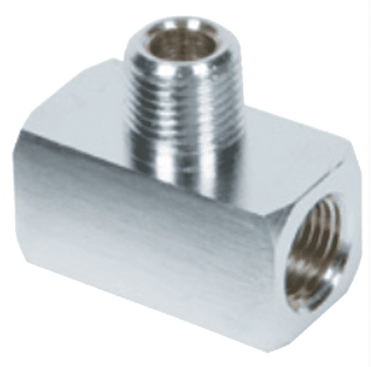 Belmed Tee Male 1/8 NPT X Female 1/8 NPT Ends 6004-0000-0018