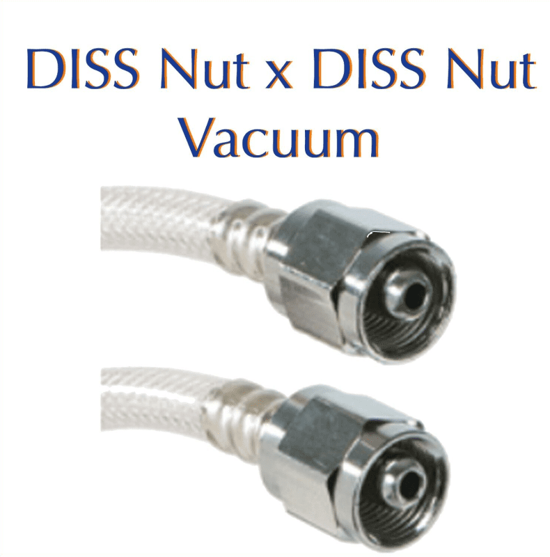 Belmed DISS Style DISS Nut X DISS Nut Vacuum 8200-0003 3ft