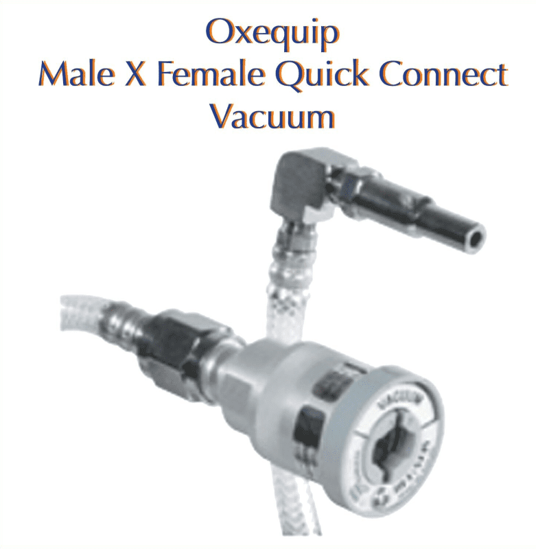 Belmed Male X Female Quick Connect Oxequip Style Vacuum 3ft 8204-1403