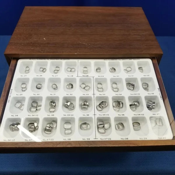 Unitek Dental Molar Bands and Crowns Set 4 Drawer Organizer 506 pc - Dental Parts Shop