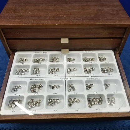 Unitek Dental Molar Bands and Crowns Set 4 Drawer Organizer 506 pc - Dental Parts Shop