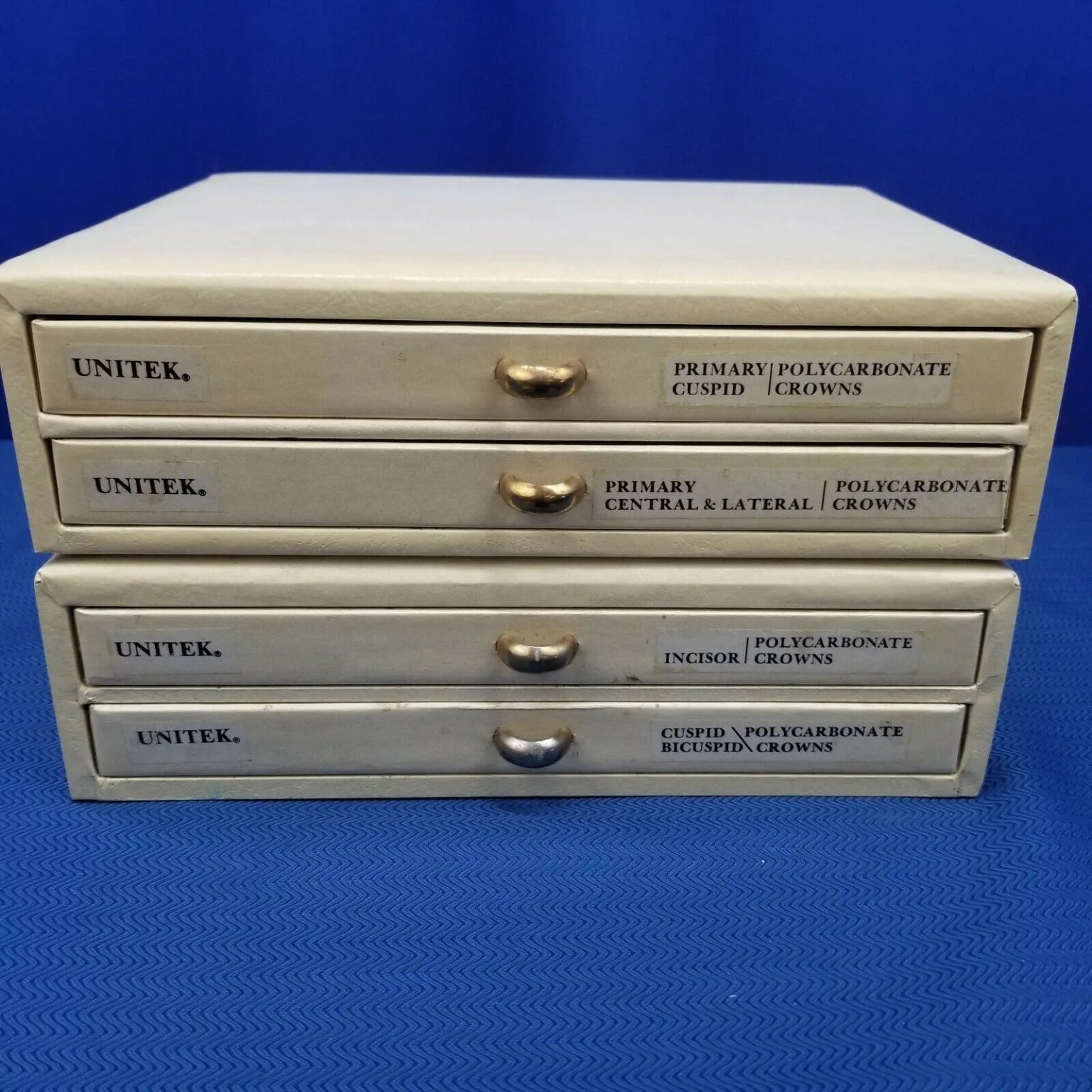 Unitek Polycarbonate Dental Crown Set 4 Drawer Organizer 504 pc - Dental Parts Shop