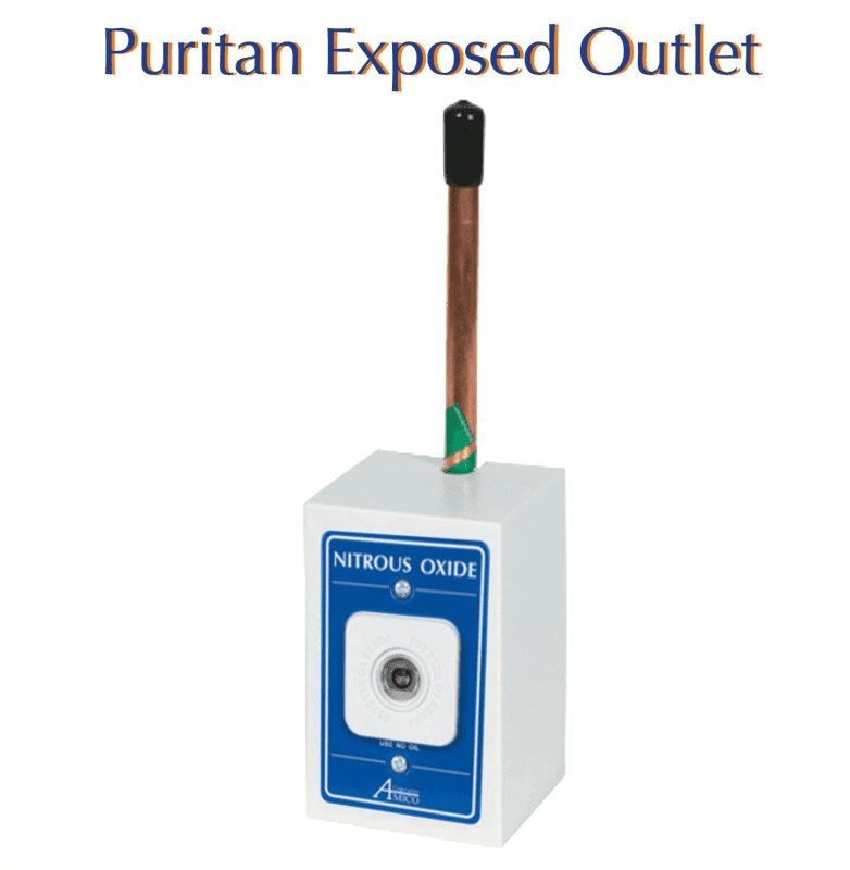 Belmed Nitrous Oxide Puritan Style Exposed Outlet 9001-0002