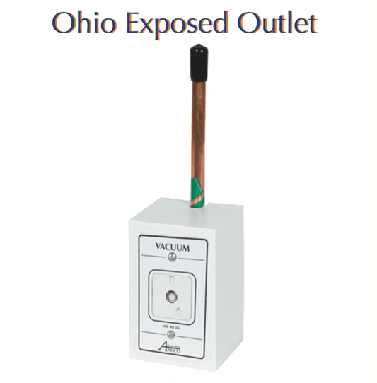 Belmed Vacuum Ohio Style Exposed Outlet 9002-0003