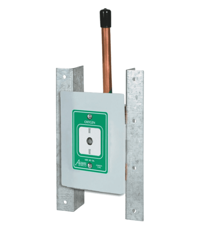 Belmed Oxygen Ohio Style Single Outlet Concealed 9012-0001