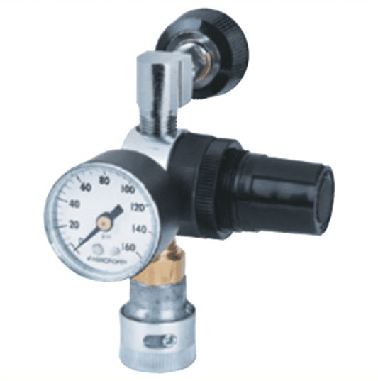 Belmed Adjustable Pressure Regulator Hall 0-150psi withgauge 4551