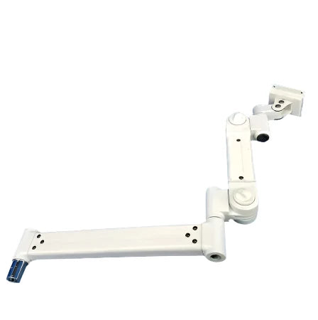 White Dental Monitor Wall Mount Standard Adjustable Arm Part No. #22-04-3 (#2) - Dental Parts Shop