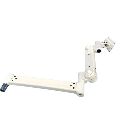 White Dental Monitor Wall Mount Standard Adjustable Arm Part No. #22-04-3 (#4) - Dental Parts Shop