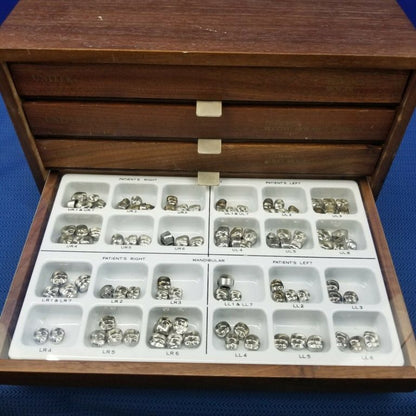 Unitek Dental Molar Bands and Crowns Set 4 Drawer Organizer 506 pc - Dental Parts Shop