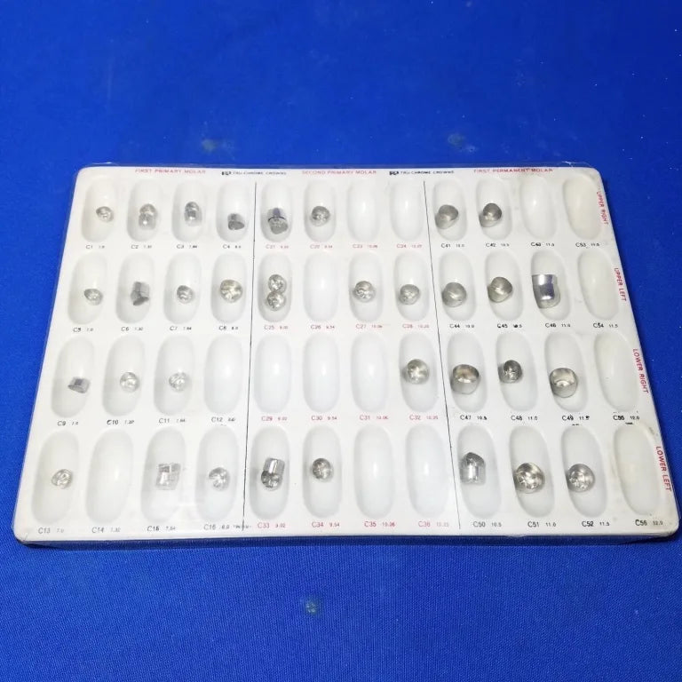 Tru-Chrome Molar Crowns 42 pieces - Dental Parts Shop