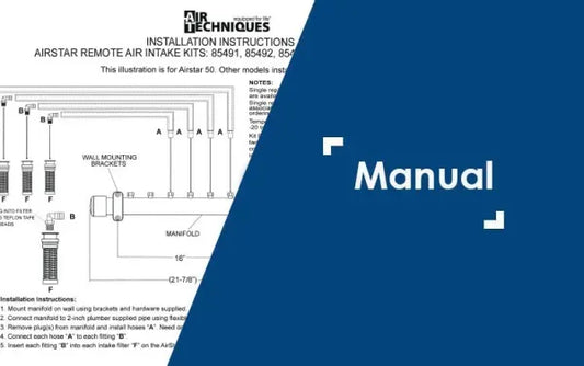 AirStar Remote Air Intake Kits Installation Instructions - Dental Parts Shop